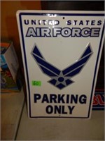 United States Parking Only Sign