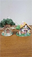 2 lighted Easter decorations