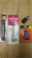 New tools chisel, offset screwdriver, nut driver +