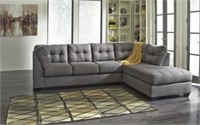 Ashley 452 Charcoal - L Shape Sectional Sofa
