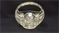 Lead Crystal & Cut Glass Basket