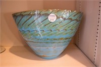 Murano Art Glass Vase 8" Tall