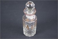 Cut Glass perfume 3" Tall
