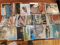 24 vtg postcards, some unused, some used