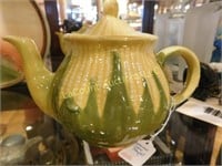 Shawnee corn teapot, 6.5"T