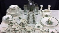 Very Lg, Group of  England Spode Christmas