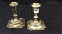 Reed & Barton Sterling Silver Candle Sticks