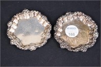 2 PCS. Whiting Sterling Silver Butter Pats