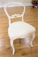 White Washed Dressing Chair