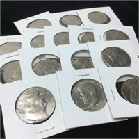Qty 15 Bicentennial Kennedy Silver Half Dollars