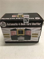 AUTOMATIC 4-DECK CARD SHUFFLER