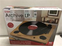 ION ARCHIVE LP CONVERSION TURNTABLE & STEREO