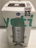 YETI BLACK OUT  MICROPHONE
