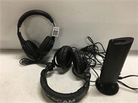 ASSORTED HEADPHONES (USED) (NO BOX)