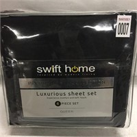 SWIFT HOME 6-PIECE SHEET SET *QUEEN*