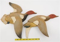 Lot #246 - (2) Hardy Davidson flying Canvasbacks