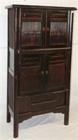 Ming Dynasty Asian 4 Door Cabinet, sliding