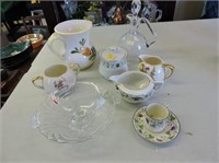 Cream & Sugar, Cruet, Milk Pitcher,Wedgewood, etc