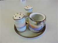 Small Noritake Salt / Pepper & Sugar Set