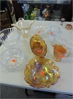 Carnival Glass, Depression Glass, etc.