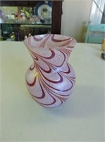 Hand made Art Glass, 6" T