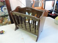 Wood Magazine Rack