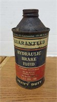 Vintage hydraulic brake fluid oil can