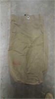 Vintage military canvas duffle bag