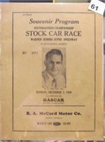 Warner Robins Super Speedway Program