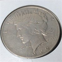 1922 Silver Peace Dollar