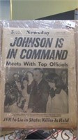 "Johnson is in command" - Newsday