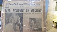 "MM: Accident or Suicide?" - NY World Telegram