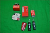 LOT OF COCA-COLA ADVERTISING MAGNETS