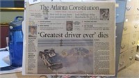 "Greatest driver ever" dies - Atlanta Constitution