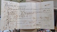 March 1849 - Talbot Co. GA - Bench Warrant