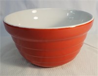 Vintage  Red & White Mixing Bowl