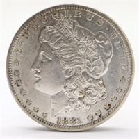 1881-S Morgan Silver Dollar - AU
