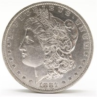1881-P Morgan Silver Dollar - AU