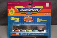 Micro Machines Ultra Fast Classic Corvettes #24