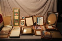 Over 30 Assorted Picture Frames in All Sizes