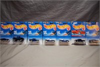 Hot Wheels - Blue Streak Series 1996 Lot of 7