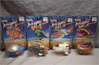 Hot Wheels - Attack Pack Alien Invaders Lot of 4