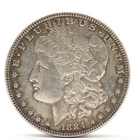 1884-P Morgan Silver Dollar - XF