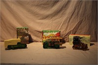 Vintage Avon Aftershave Bottles with Boxes - Wagon
