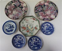 Lot of Oriental Wall Plates Occupied Japan