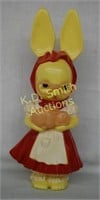 +c1950 Knickerbocker 11" Hard Plastic Girl Bunny