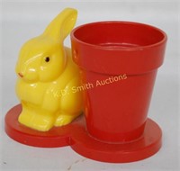 c1950 Knickerbocker 3" Hard Plastic "Bunny Stand"