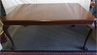 Antique Ball and Claw Dining Room Table