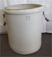 10 Gallon Lidded Stoneware Crock