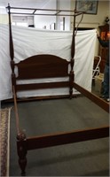 Antique Full size Poster ½ Canopy Bed
